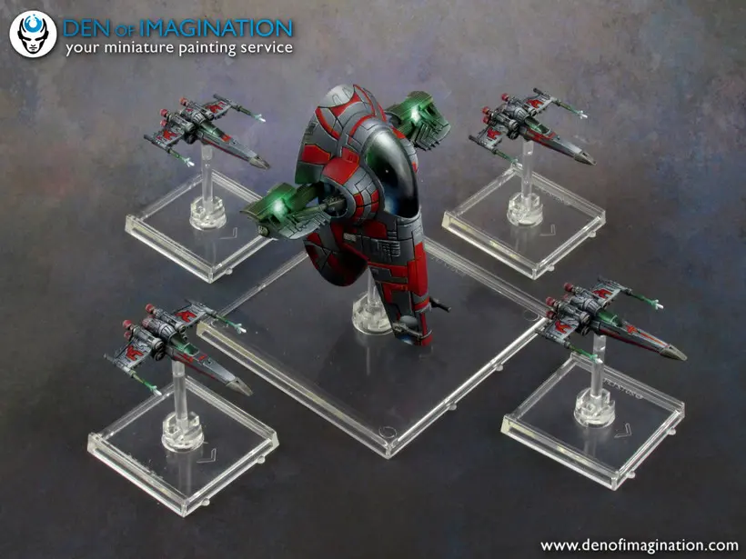 miniatures with flying bases